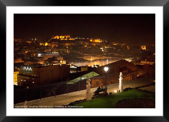 Lisbon, Portugal, 2013 Framed Mounted Print by Jonathan Mitchell