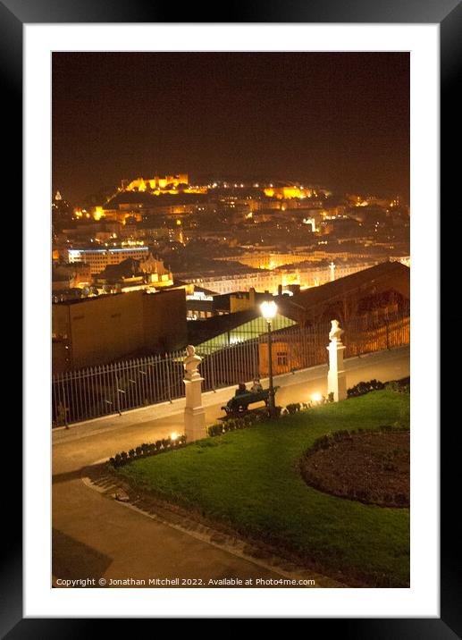 B547_Lisbon-travel-A007 Framed Mounted Print by Jonathan Mitchell