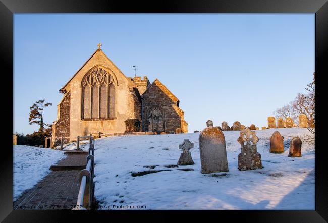 Warbleton Church, East Sussex Framed Print by Sally Wallis