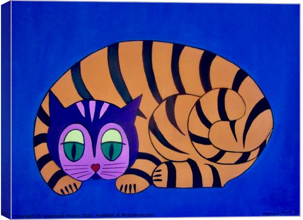 Unity Cat #3 Canvas Print by Stephanie Moore