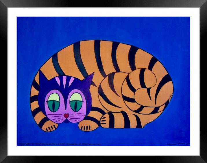 Unity Cat #3 Framed Mounted Print by Stephanie Moore