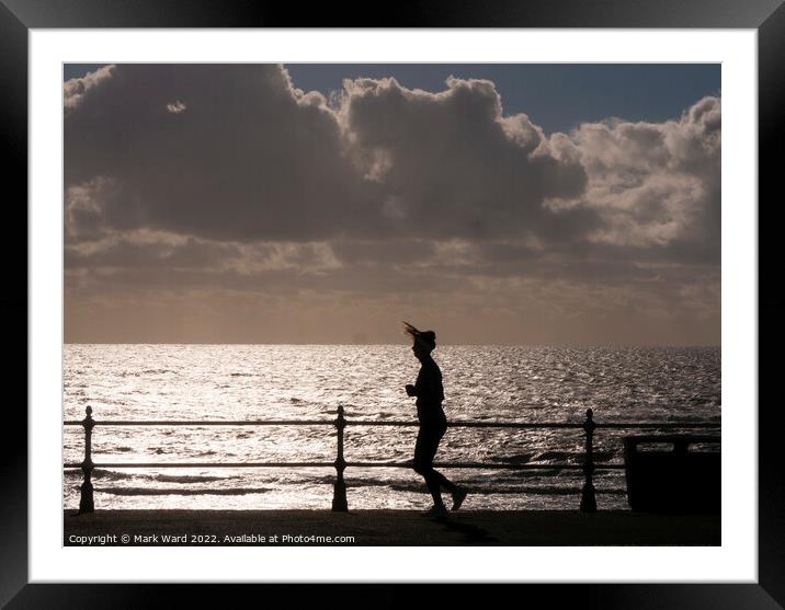 Running with the Wind Framed Mounted Print by Mark Ward