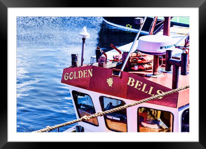 Golden Bells Girvan  Framed Mounted Print by Valerie Paterson