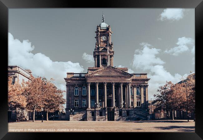 Birkenhead Town Hall Framed Print by Philip Brookes