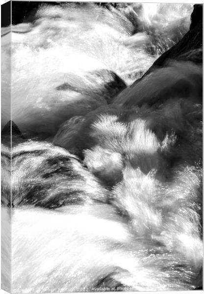 wild water Canvas Print by Simon Johnson