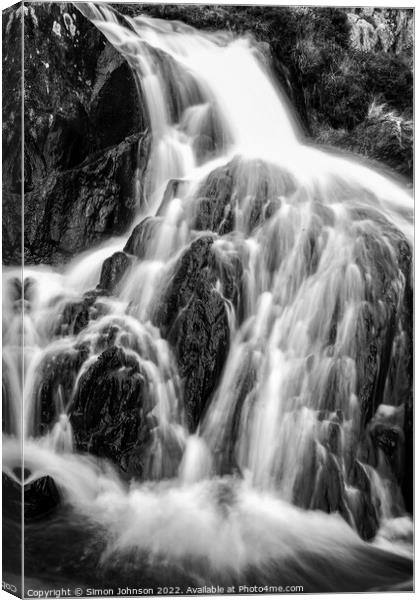 Waterfall Canvas Print by Simon Johnson