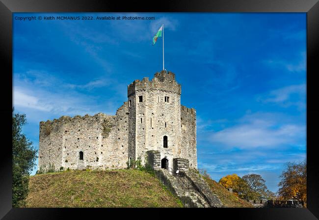 Cardiff Castle Framed Print by Keith McManus