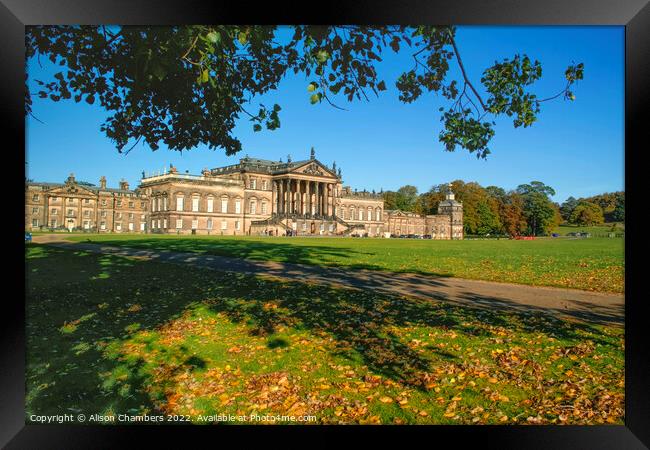 Wentworth Woodhouse Rotherham Framed Print by Alison Chambers
