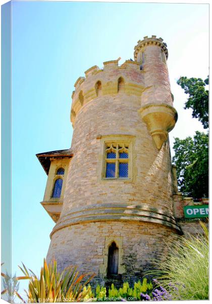 Appley Tower, Ryde, Isle of Wight. (portrait) Canvas Print by john hill