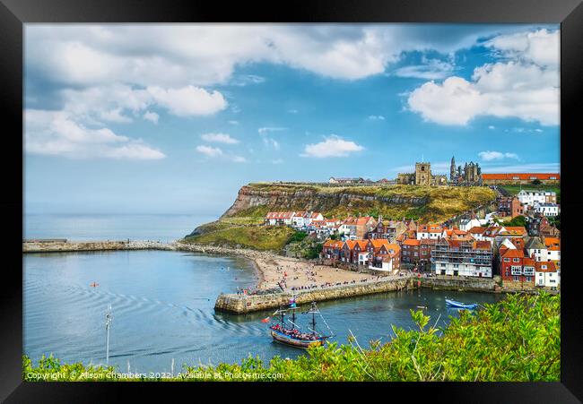 Whitby North Yorkshire  Framed Print by Alison Chambers