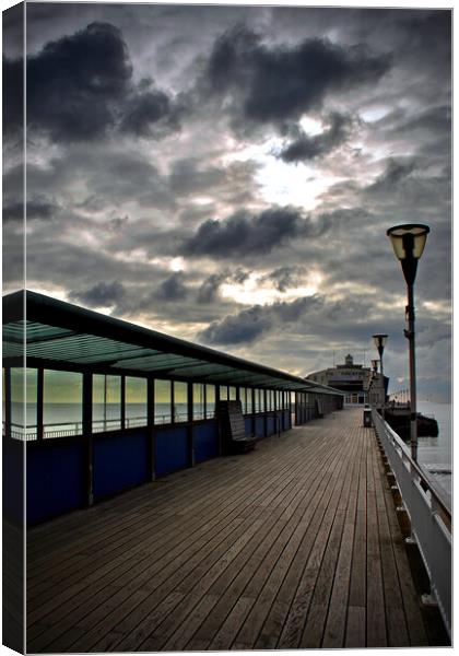 Bournemouth Pier Dorset England Canvas Print by Andy Evans Photos