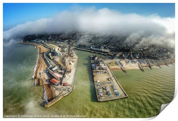 Under the Fog Print by Evolution Drone