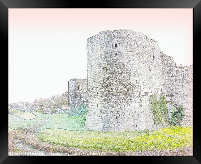 Castle 3 Framed Print by Sharon Lisa Clarke