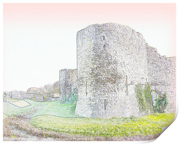 Castle 3 Print by Sharon Lisa Clarke