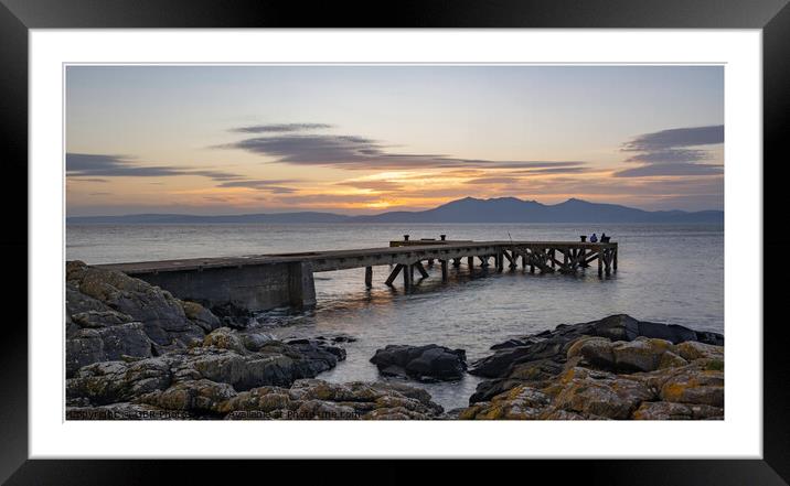 Portencross aftersun Framed Mounted Print by GBR Photos