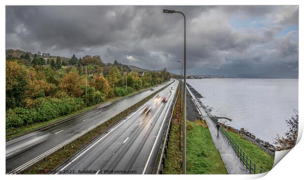 A8 at Port Glasgow Print by GBR Photos