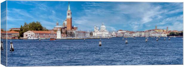 Enchanting Venice Skyline Canvas Print by Roger Mechan