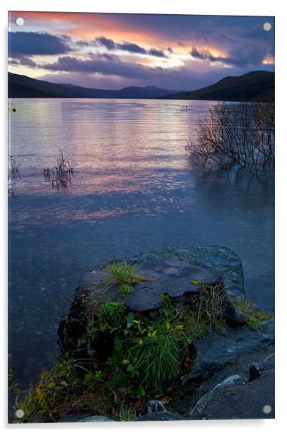 Loch Tay, Scotland Acrylic by Richard Nicholls