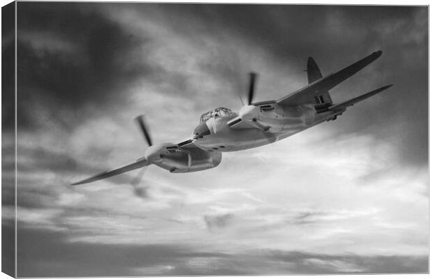RAF Mosquito Canvas Print by J Biggadike