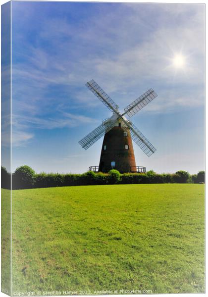Majestic Windmill Thaxted Essex Canvas Print by Stephen Hamer