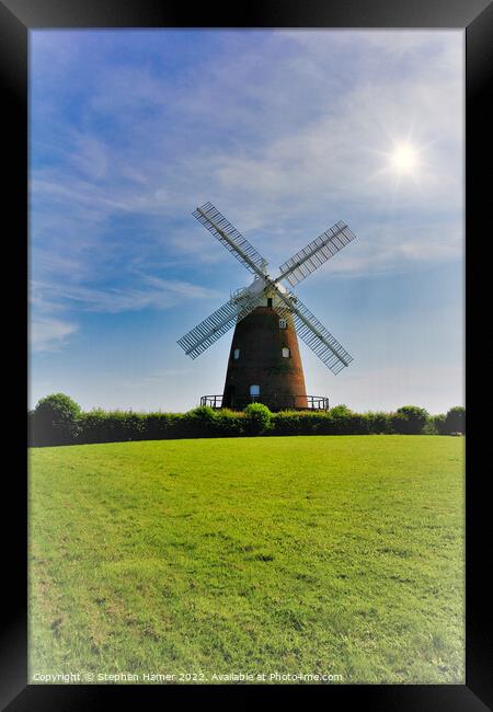 Majestic Windmill Thaxted Essex Framed Print by Stephen Hamer