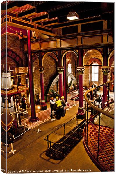 Crossness Pumping Station Canvas Print by Dawn O'Connor