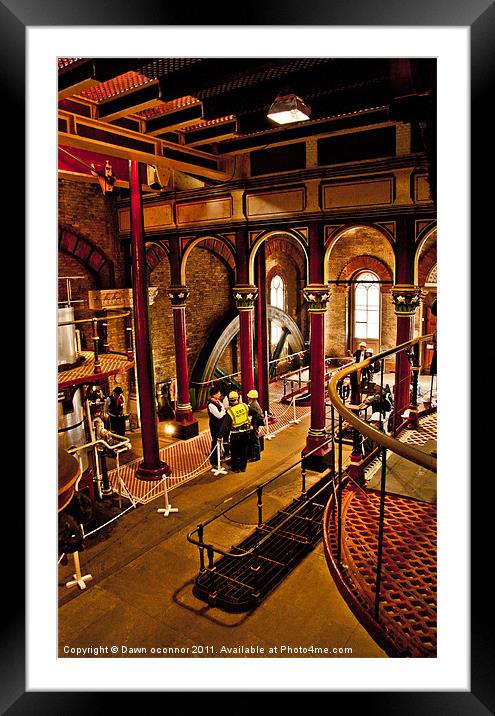 Crossness Pumping Station Framed Mounted Print by Dawn O'Connor