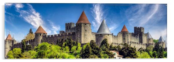 Castles and Catharsis Acrylic by Roger Mechan