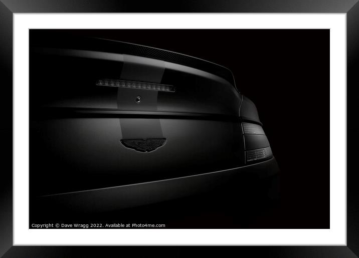 Aston Martin fine art image. Framed Mounted Print by Dave Wragg