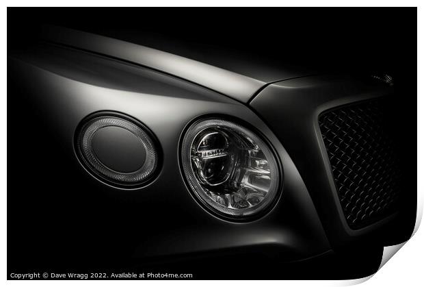 Bentley fine art Print by Dave Wragg