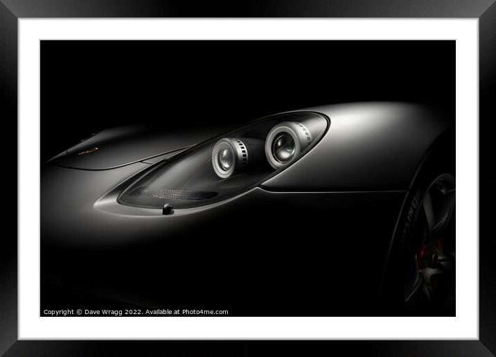 Porsche Carrera GT Framed Mounted Print by Dave Wragg