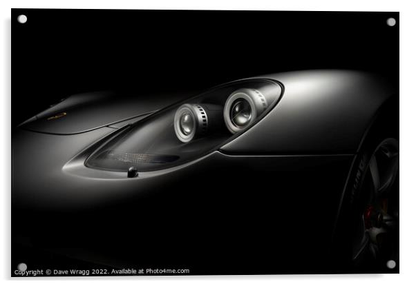 Porsche Carrera GT Acrylic by Dave Wragg