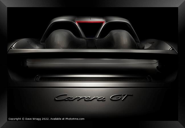 Porsche Carrera GT Framed Print by Dave Wragg