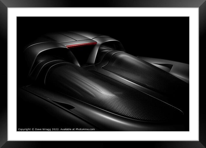Porsche Carrera GT Framed Mounted Print by Dave Wragg