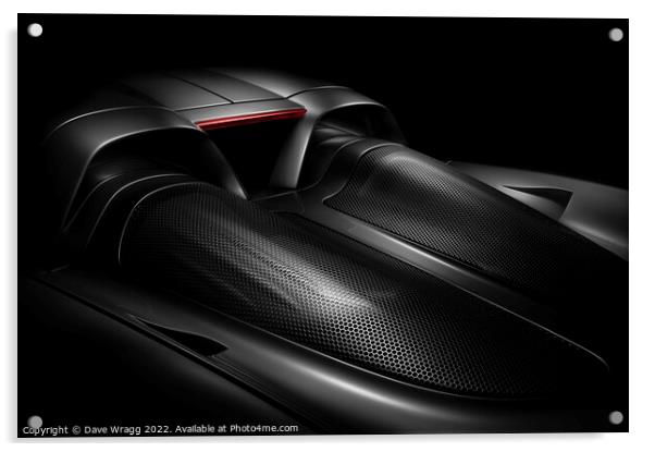 Porsche Carrera GT Acrylic by Dave Wragg