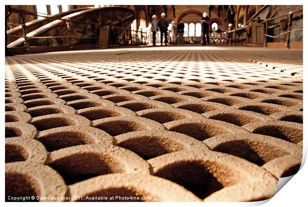 Crossness Pumping Station Floor Print by Dawn O'Connor