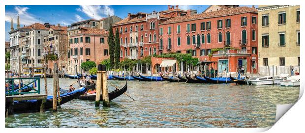 Serene Venice Canal Print by Roger Mechan