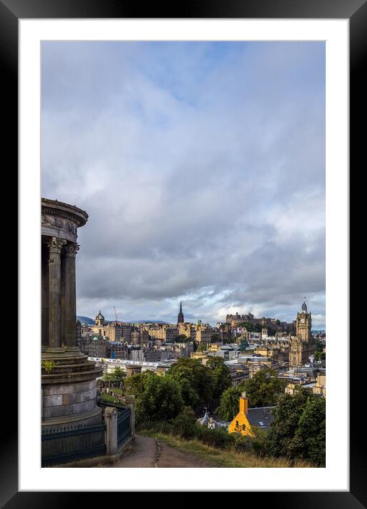Edinburgh Framed Mounted Print by chris smith