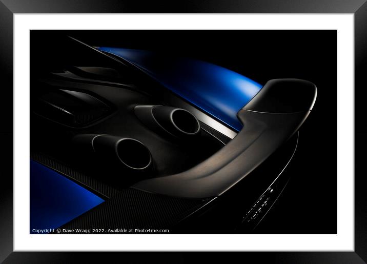 McLaren 600LT Framed Mounted Print by Dave Wragg