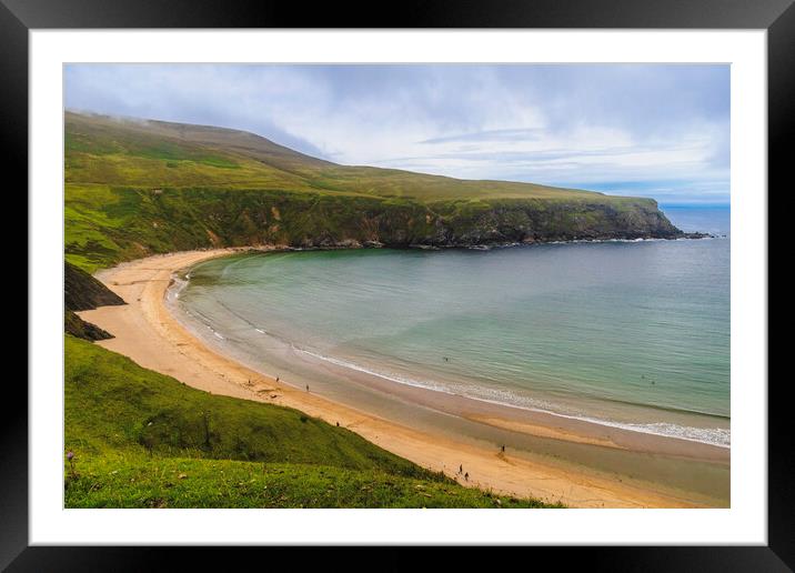 Donegal, The Silver Strand  Framed Mounted Print by Margaret Ryan