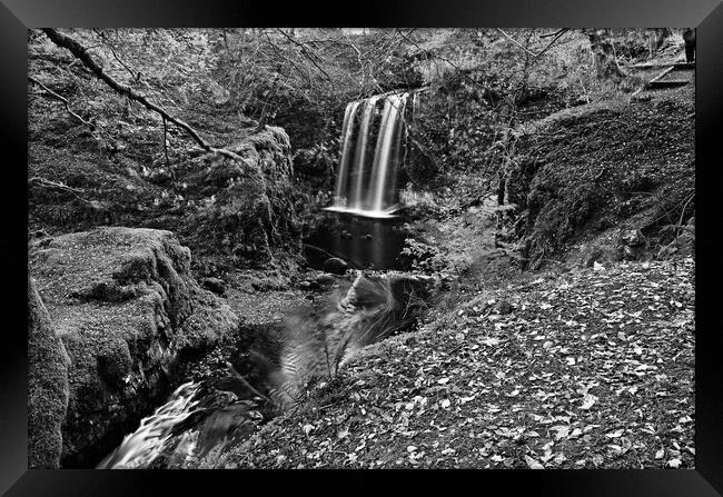 Dalcairney waterfall, East Ayrshire Framed Print by Allan Durward Photography