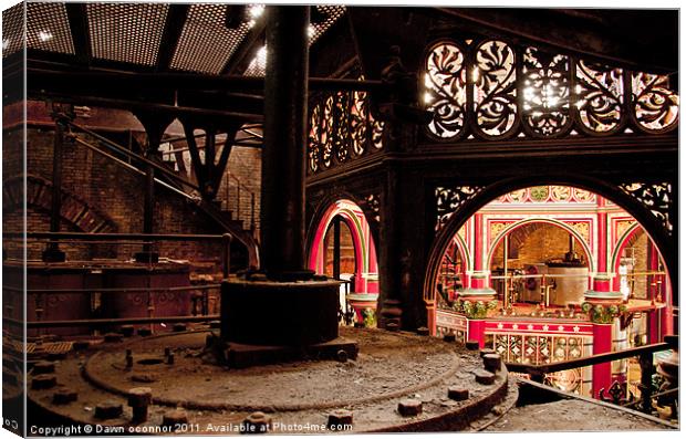 Crossness Pumping Station Canvas Print by Dawn O'Connor