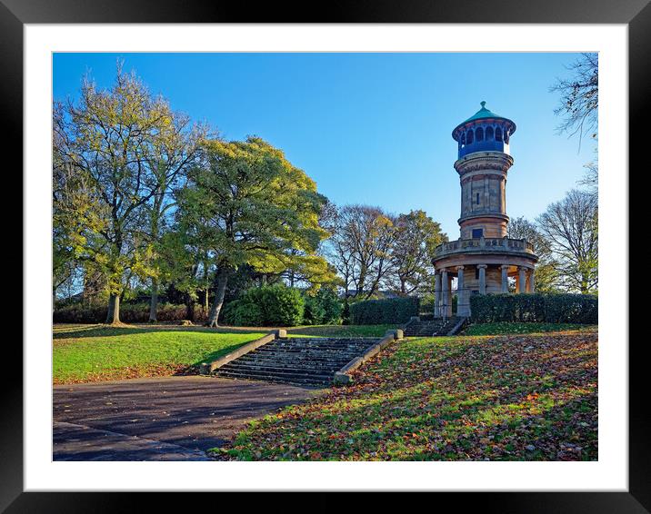 Locke Park Tower, Barnsley     Framed Mounted Print by Darren Galpin