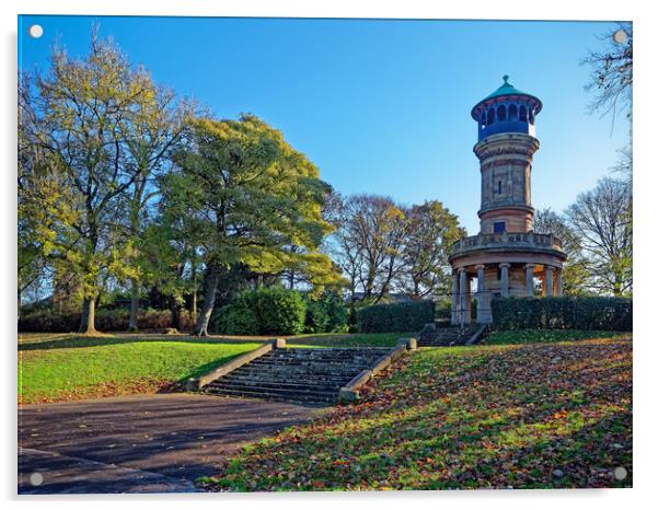 Locke Park Tower, Barnsley     Acrylic by Darren Galpin