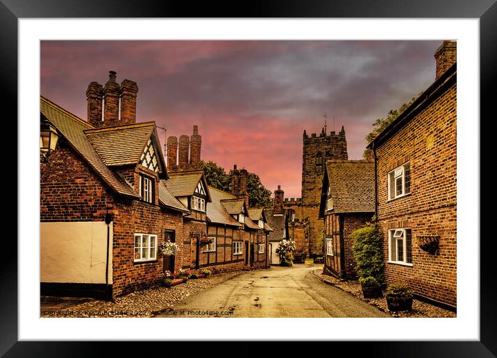  Great Budworth Framed Mounted Print by Kevin Britland