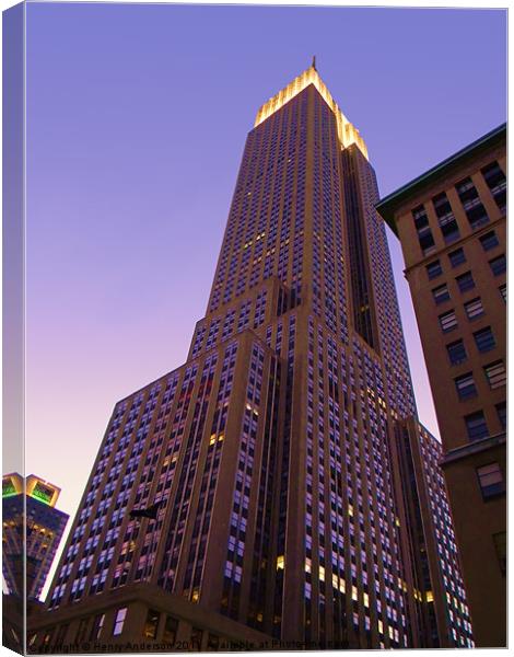 Empire State Building Canvas Print by Henry Anderson