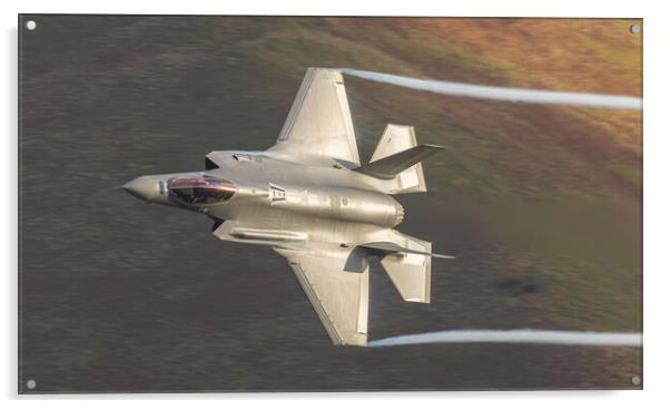 Lockheed Martin F-35 Lightning II Acrylic by Rory Trappe
