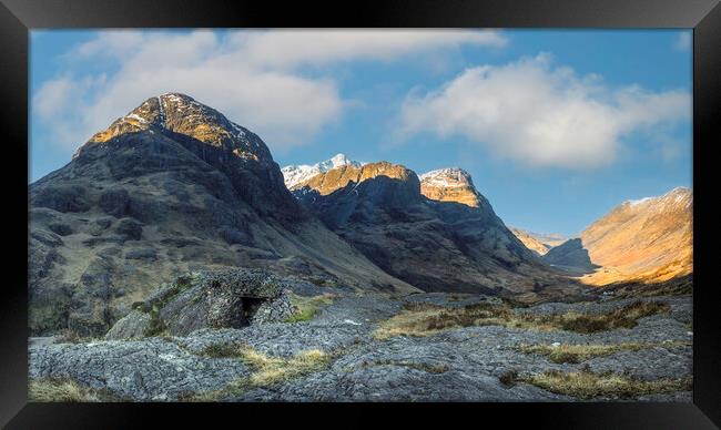 The 3 Sisters of Glencoe  Framed Print by Anthony McGeever
