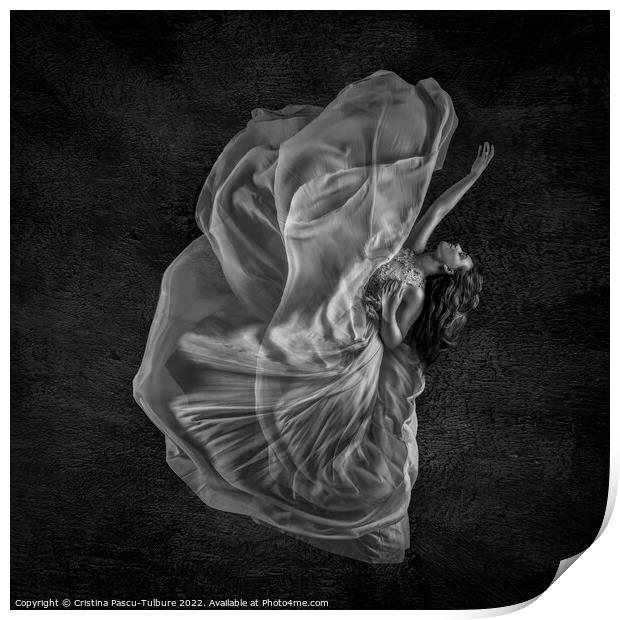 Dancer monochrome Print by Cristina Pascu-Tulbure