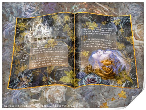 The Briar Rose Print by Cristina Pascu-Tulbure